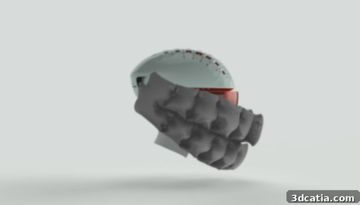 nFrontier and the PYLO bike helmet with airbag deployed