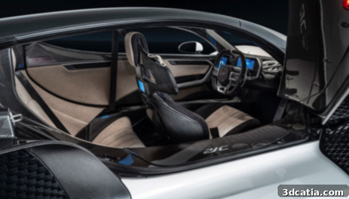 Czinger 21C, a road-ready hypercar.