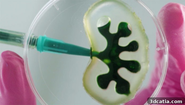 A display showing TissueLabs MatriXpec hydrogels, with various tissue-specific biomaterials highlighted for diverse 3D cell culture applications.