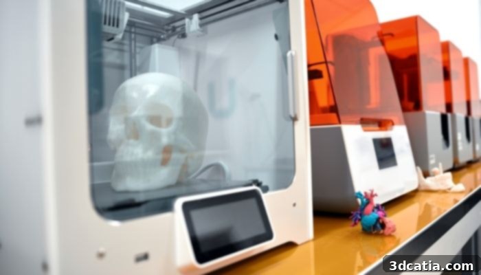 3D printers at Besançon University Hospital's I3DM platform