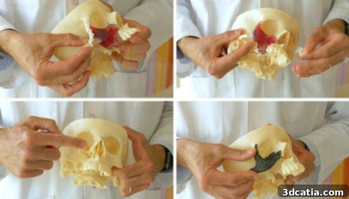 3D printed reproduction of a child’s tumor for surgical planning