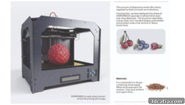 DISPERSEED 3D printed seed capsule
