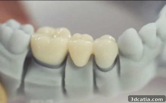 Image of 3D printed dental arch