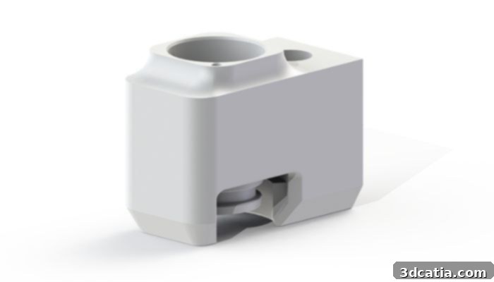Puredyne printhead part made by rpm using Carbon DLS and MPU 100