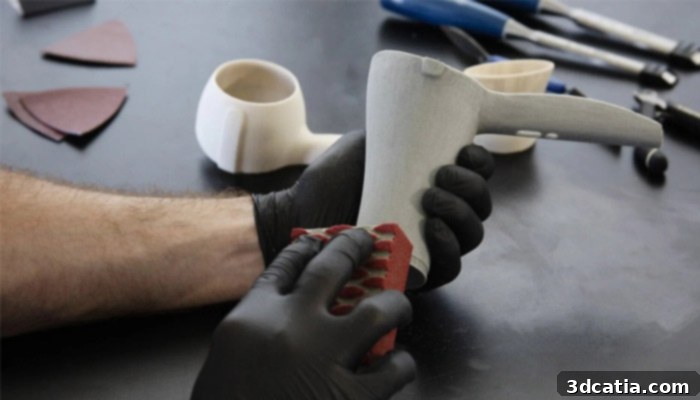 3D printed part undergoing annealing for improved mechanical properties