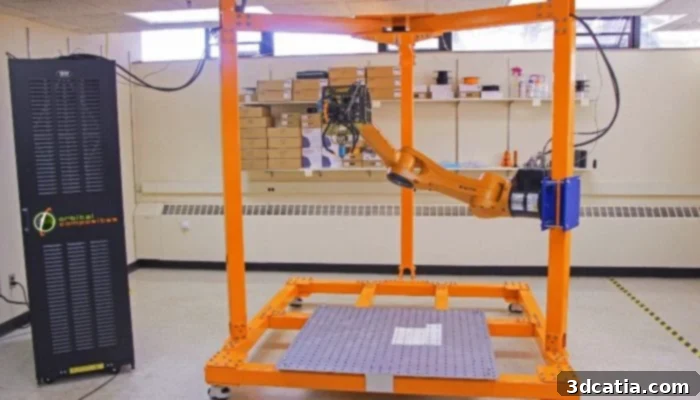 Orbital Composites' Orbital S robotic 3D printer