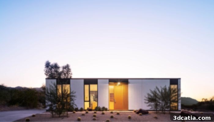 Mighty Building's 3D printed Zero Net Energy home exterior