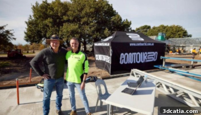 Nick Holden, Contour3D CEO- leader of holiday park 3D printed in Australia