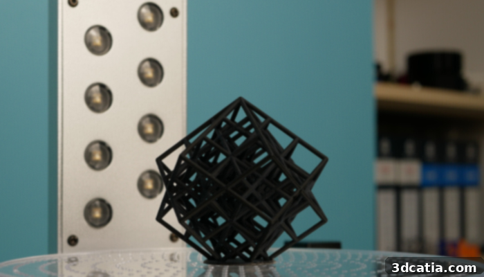 Detailed prototype created with Nexa3D XiP