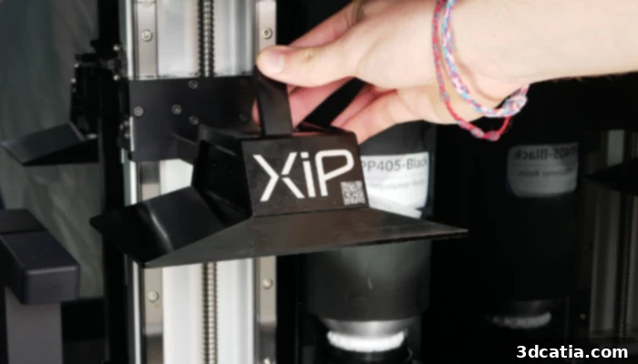 XiP build plate fixing system