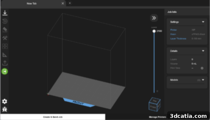 NexaX, Nexa3D's intuitive proprietary slicer