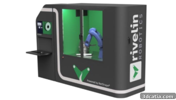 Rivelin Robotics NetShape robots for automated metal AM post-processing to reduce costs and risk