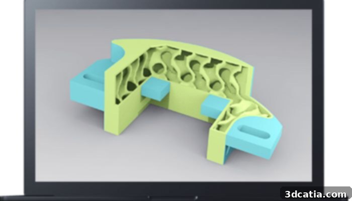 Creo design software in action, showcasing advanced 3D modeling and simulation capabilities.