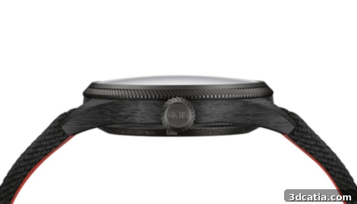 Oris Coulson Limited Edition Watch 3D Printed Carbon Fiber Case
