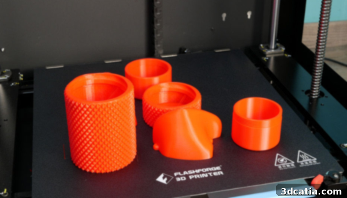 Another intricate 3D print produced by the Flashforge Guider 3 Plus