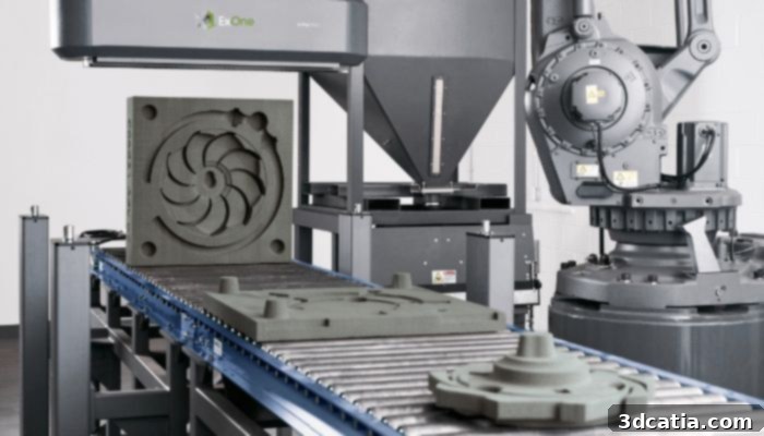 Elite Binder Jetting Solutions 5 ExOne S-Max Flex Sand 3D Printer