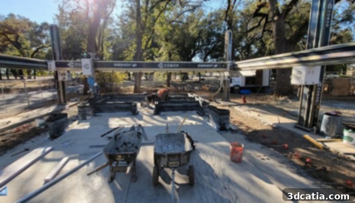 Emergent3D 3D printed fire-resistant home construction