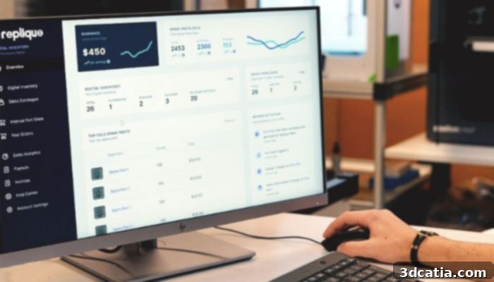Replique 3D printing digital inventory