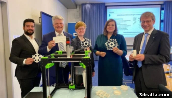 First 3D prints made from paper by TUHH researchers