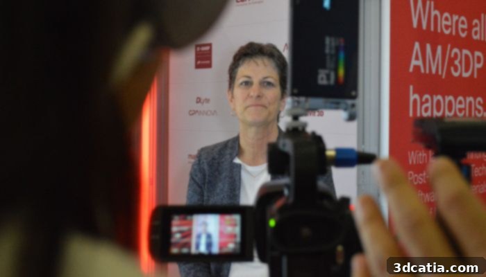 Sherri Monroe, Executive Director of AMGTA, reflecting rapid growth in sustainable 3D printing