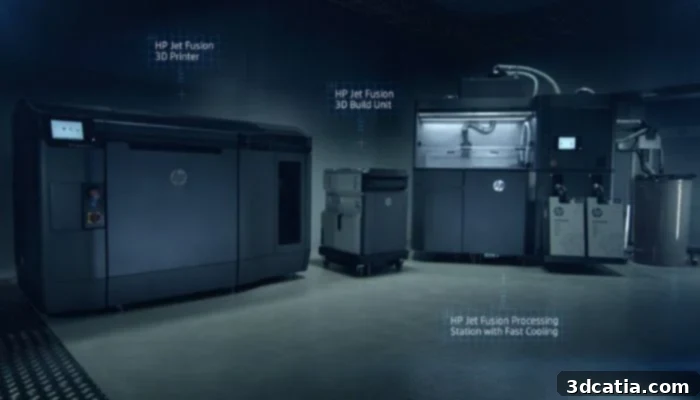 Multi Jet Fusion 3D Printing Process Overview