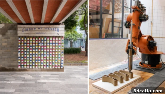 3D Printed Pavilion in Mexico City