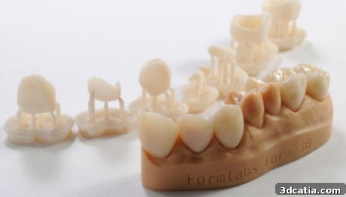 Dental resins are pivotal in the dental industry, enabling the precise fabrication of custom prosthetics and surgical guides, greatly enhancing patient care.
