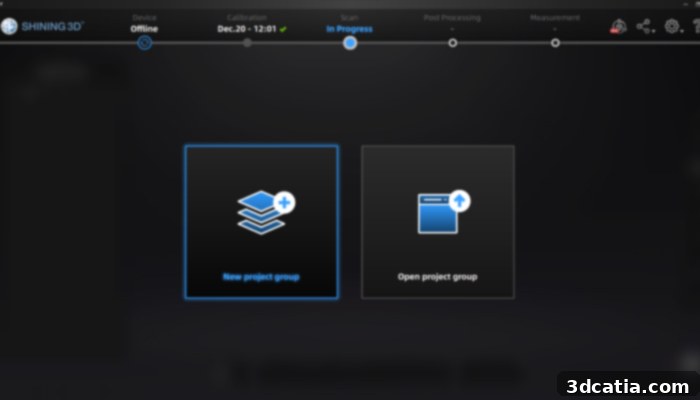 Exstar software interface