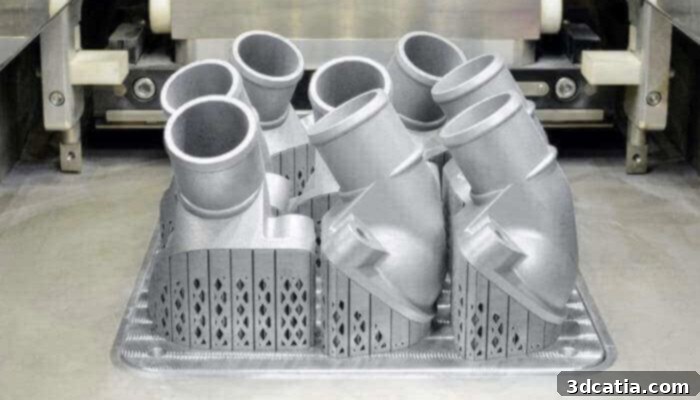 High-quality metal parts produced by Laser Powder Bed Fusion (LPBF) technology.
