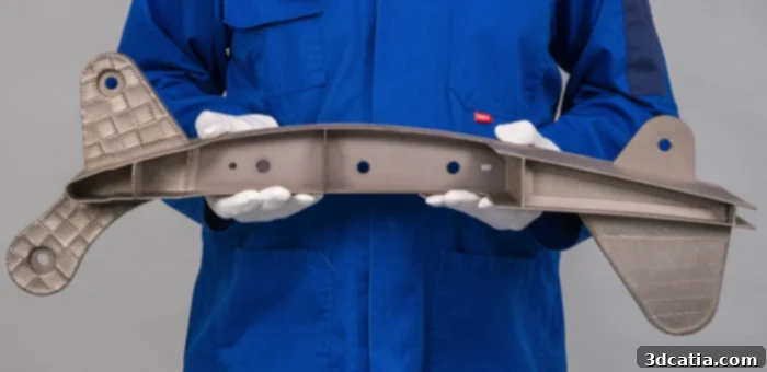 3D printed flaperon rib using DED technology by NLR