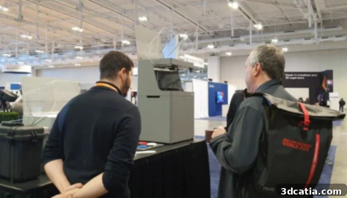 Attendees actively testing new technologies in the interactive playground area