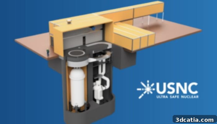 USNC microreactor components