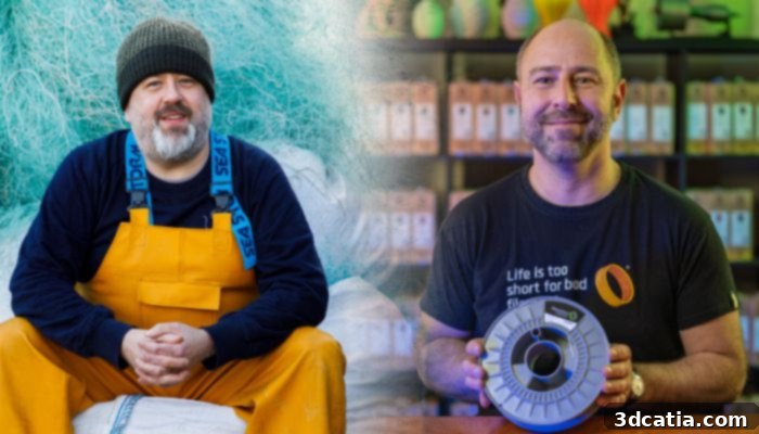 Ian Falconer and Josef Doleček, leaders in sustainable 3D printing