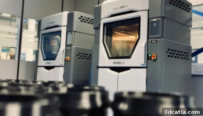 Stratasys 3D printer for FDM, PolyJet, and SAF technologies