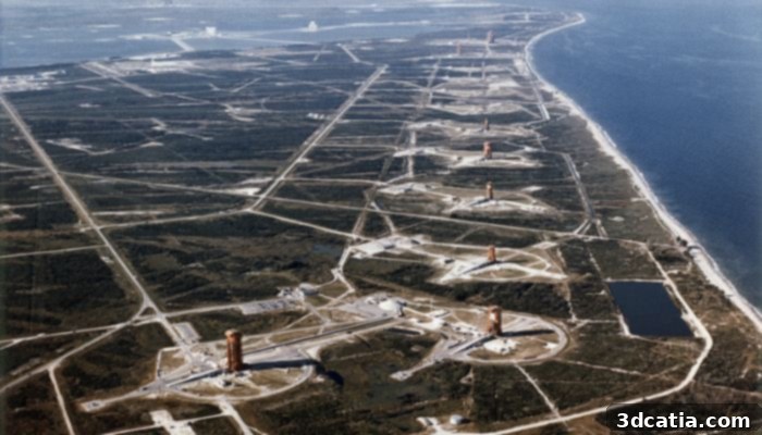 Cape Canaveral, Florida launch base for rocket missions