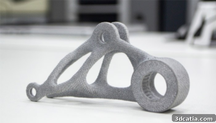 Topology optimization for lighter 3D printed metal parts