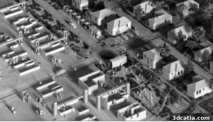 3D Printed Community Homes Model by ICON