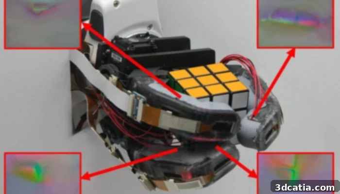 MIT's 3D-printed robotic hand, equipped with multiple powerful touch sensors, can identify objects instantly.