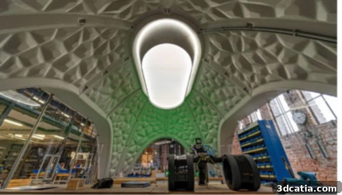 R-iglo 3D Printed Pavilion Made From Recycled PET by Royal3D