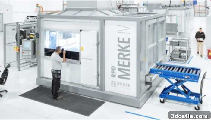 Norsk Titanium MERKE IV RPD 3D Printer
