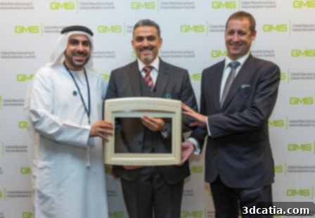 3D printed aircraft component showcasing innovation