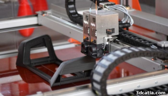 3D printed components for rail vehicles developed by Deutsche Bahn.