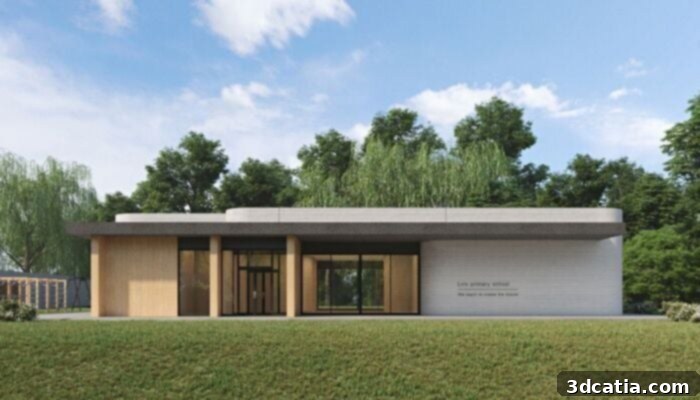 HIT's HIVE project: a 3D printed elementary school providing humanitarian aid in Lviv, Ukraine.