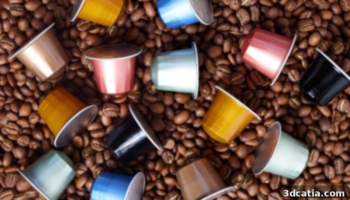 Coffee pods being recycled into 3D printing filament