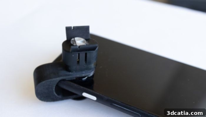 3D-printed smartphone attachment clipped onto a smartphone camera for blood pressure monitoring