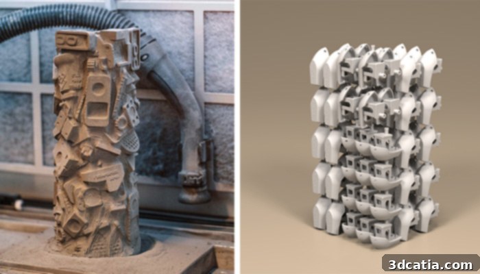 nesting 3D printing
