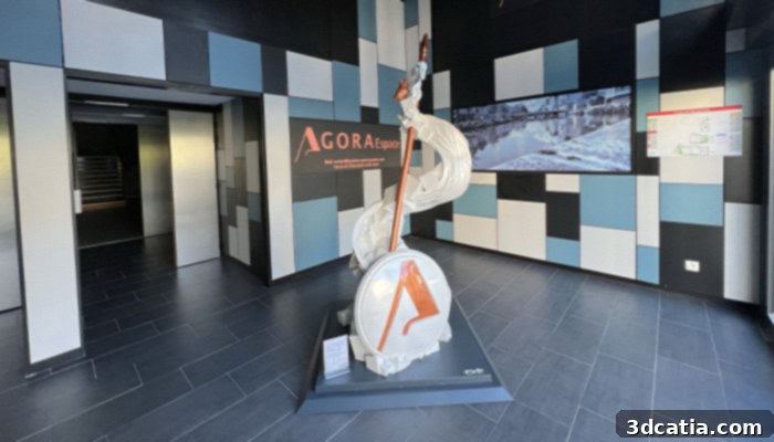 PVP utilizes large-scale 3D printing to create striking advertising structures.