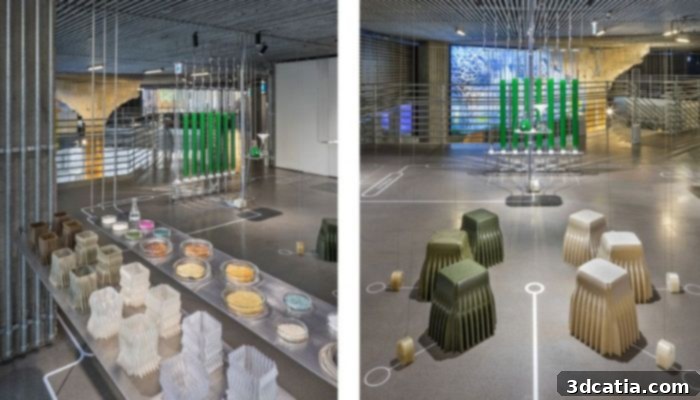 Furniture created using the same computational design principles as Tree One