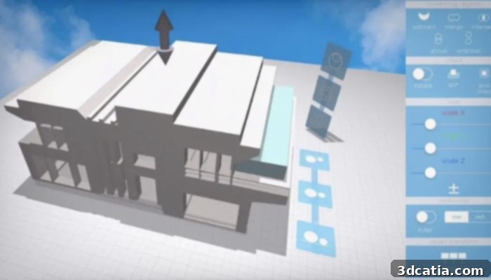 Morphi 3D modeling software interface showing a designed object.