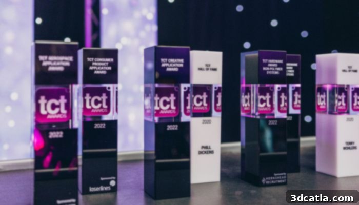 TCT Awards 2023 Winners Accepting Awards for Aerospace & Defence and Creative Application